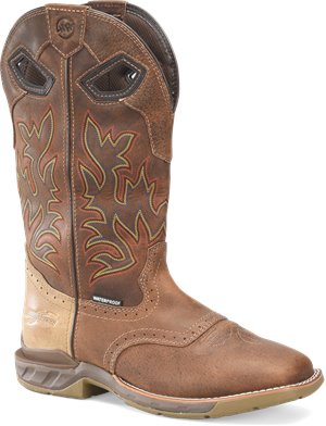 Saddle Brown Double H Boot Malign